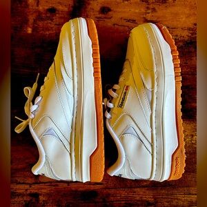 Reebok Club-C platform gym shoes. Size 10.